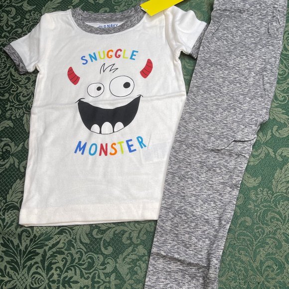 NWT 5T 5 4t 3t boy girl SNUGGLE MONSTER rainbow Old Navy pajamas 6P Bundle pride - Picture 6 of 12